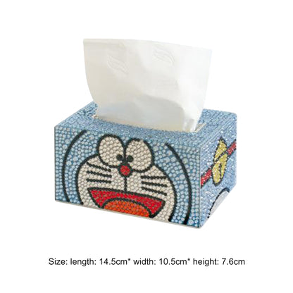 Diamond Painting Tissue Box Tissue Holder DIY Desktop Craft Decor (Cartoon)