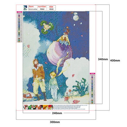 Cartoon Prince - Full Round Drill Diamond Painting 30*40CM