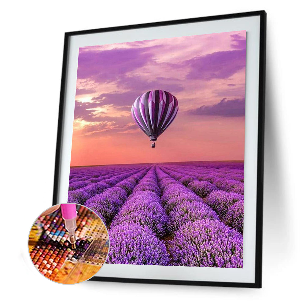 Hot Balloon - Full Round Drill Diamond Painting 30*40CM