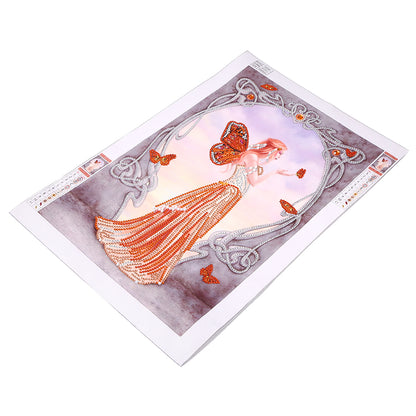 Angel Woman - Special Shaped Drill Diamond Painting 30*45CM