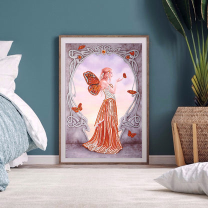 Angel Woman - Special Shaped Drill Diamond Painting 30*45CM