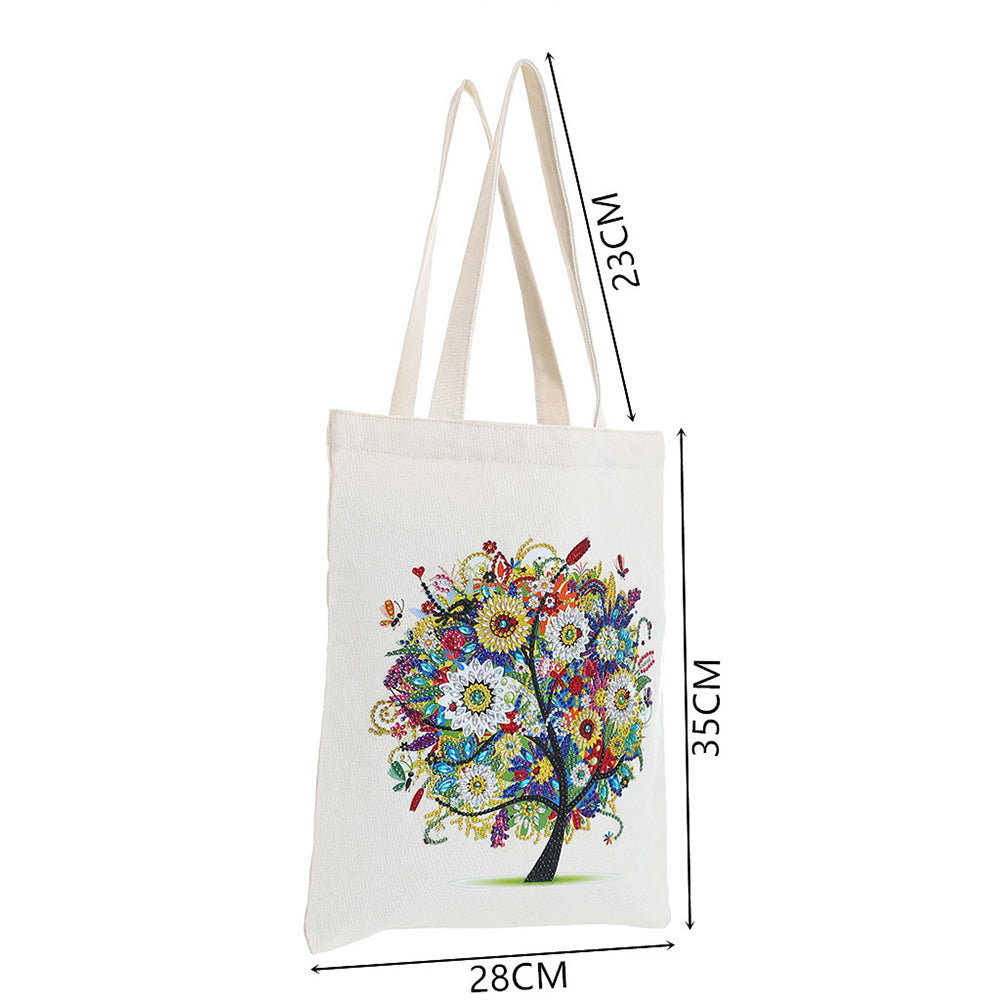 DIY Diamond Painting Handbag Reusable Shoulder Shopping Tote (BB002 Summer)