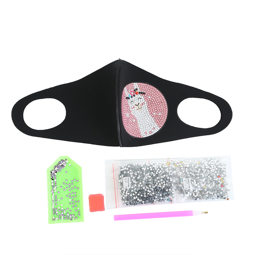 DIY Diamond Painting Face Mask Kit Craft Dustproof Decorative Face Cover