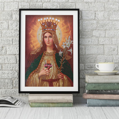 Religion Goddess - Special Shaped Drill Diamond Paintng 30*40CM