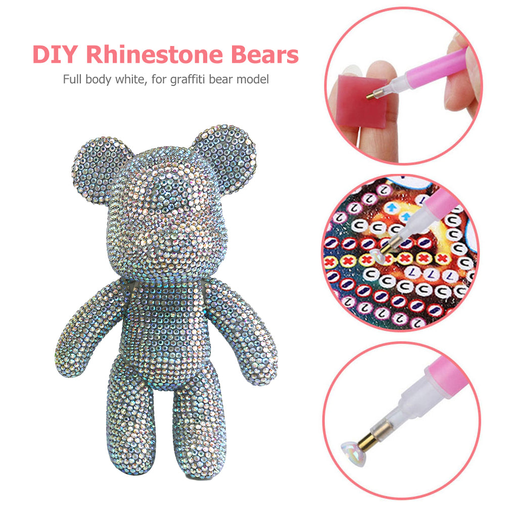 DIY Diamond Painting Violent Bear Rhinestone Mosaic Handmade Bears Craft