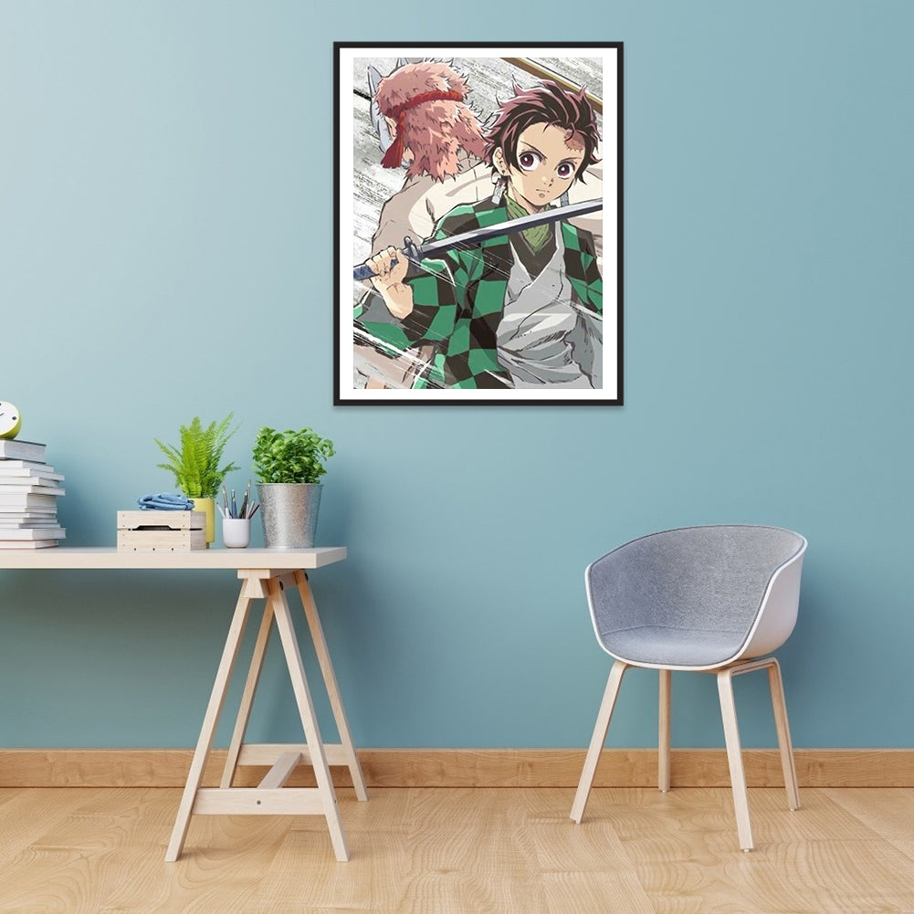 Cartoon Figure - Full Round Drill Diamond Painting 30*40CM