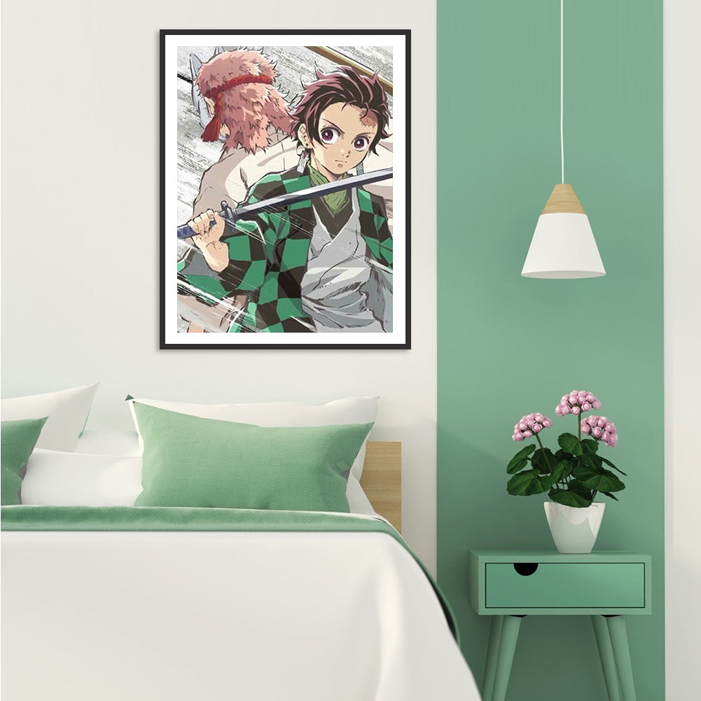 Cartoon Figure - Full Round Drill Diamond Painting 30*40CM