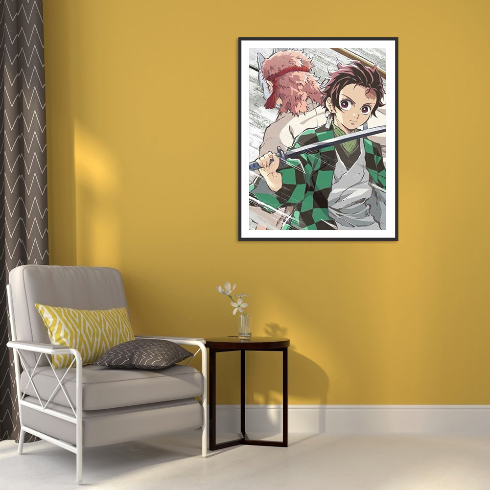 Cartoon Figure - Full Round Drill Diamond Painting 30*40CM