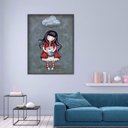 Doll Girl - Full Square Drill Diamond Painting 30*40CM