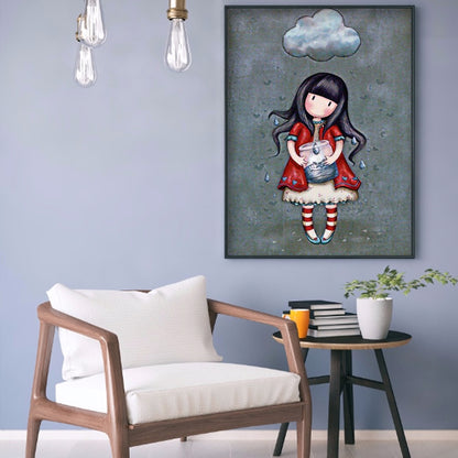 Doll Girl - Full Square Drill Diamond Painting 30*40CM