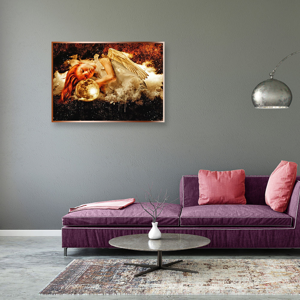 Little Angel - Full Round Drill Diamond Painting 40*30CM