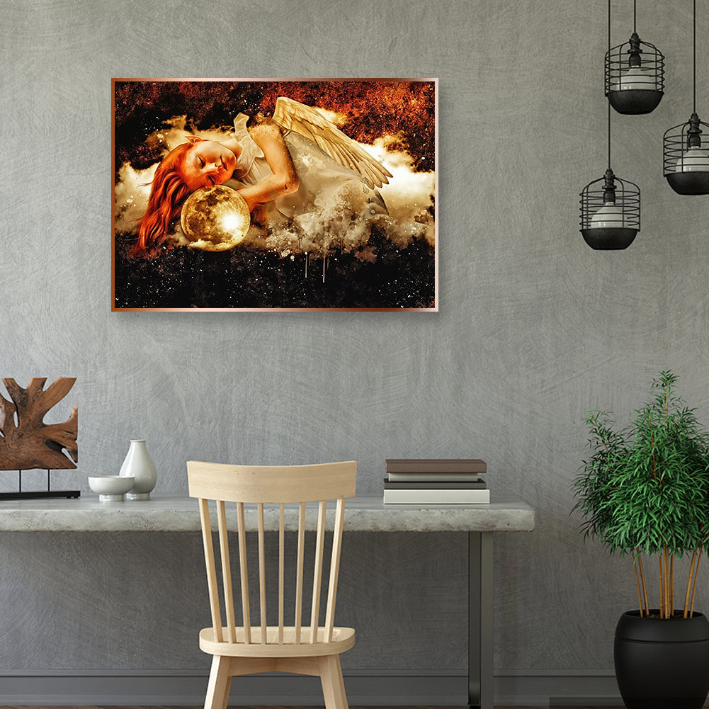 Little Angel - Full Round Drill Diamond Painting 40*30CM