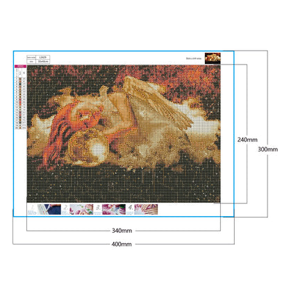 Little Angel - Full Round Drill Diamond Painting 40*30CM