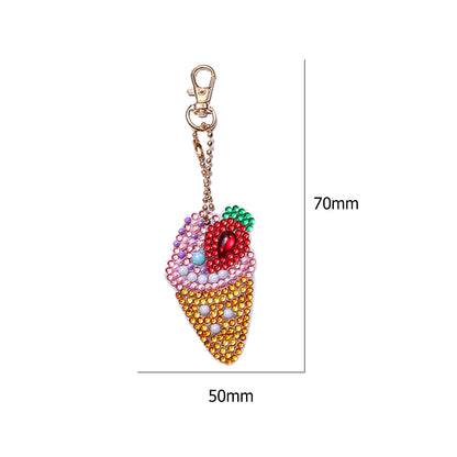 DIY Diamond Painting Keychain Pendant Full Special Shaped Drill Key Rings