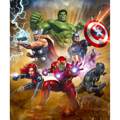 Movie Avengers - 11CT Stamped Cross Stitch 36*46CM