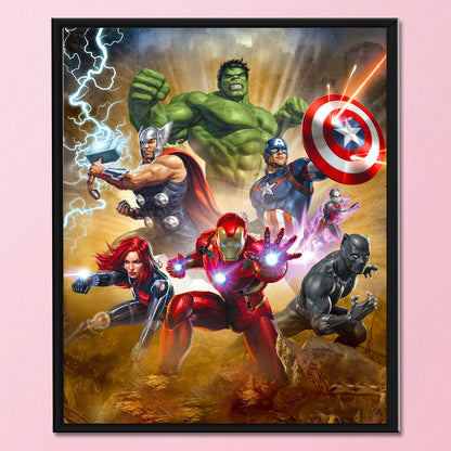 Movie Avengers - 11CT Stamped Cross Stitch 36*46CM