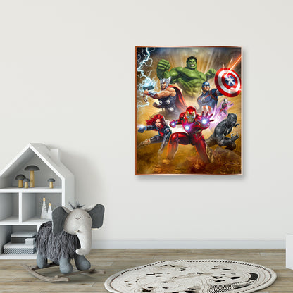 Movie Avengers - 11CT Stamped Cross Stitch 36*46CM