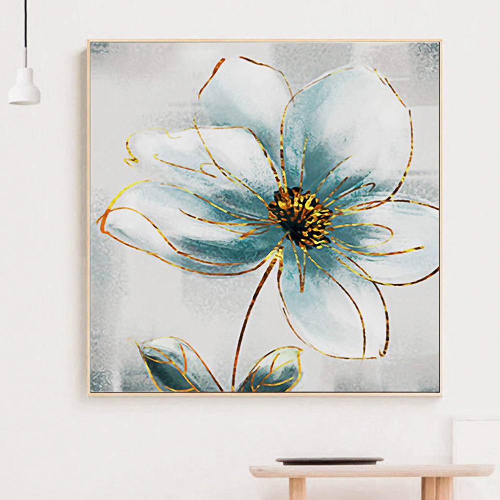 Lotus Flower - Full Round Drill Diamond Painting 30*30CM