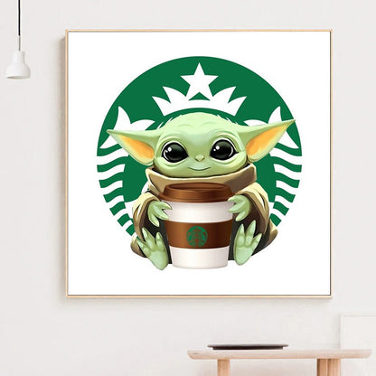 Yoda - Full Round Drill Diamond Painting 30*30CM