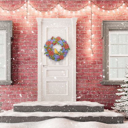 DIY Diamond Painting Wreath Handmade Crafts 5D Rhinestone Drawing Garland