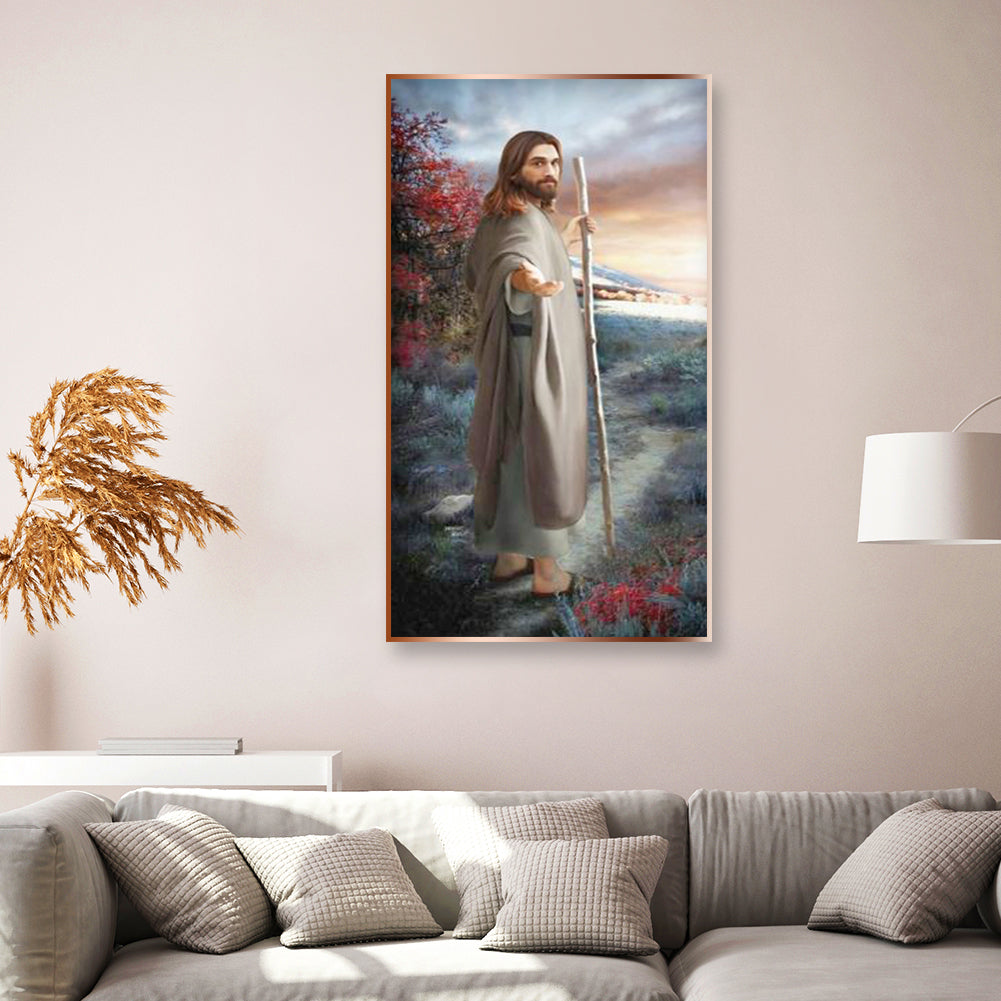 Jesus Portrait - Full Round Drill Diamond Painting 40*70CM