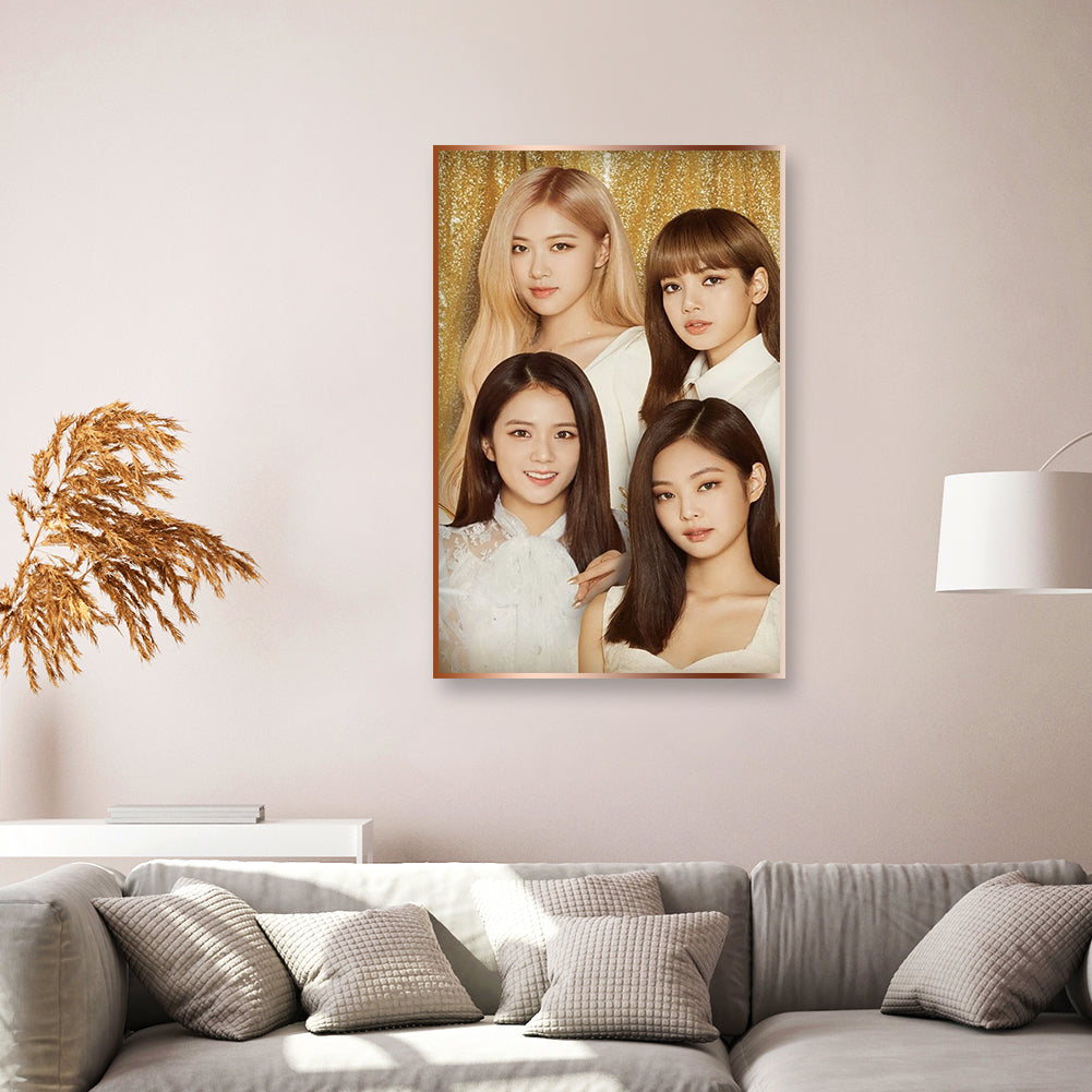 Pop Group - Full Round Drill Diamond Painting 30*40CM