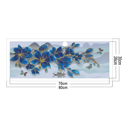 Flowers - 11CT Stamped Cross Stitch 80*30CM
