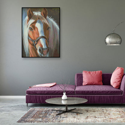 Horse - 11CT Stamped Cross Stitch 30*40CM