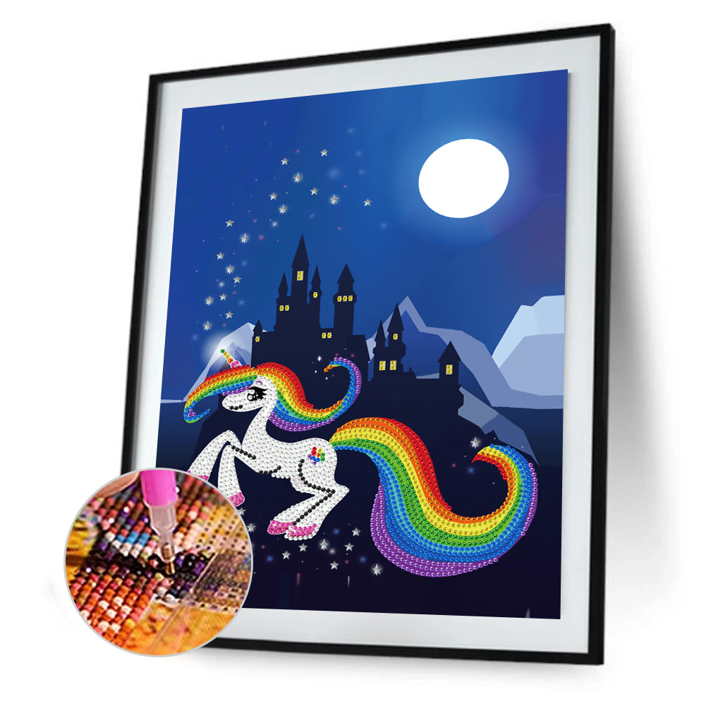 Unicorn - Special Shaped Drill Diamond Paintng 30*40CM