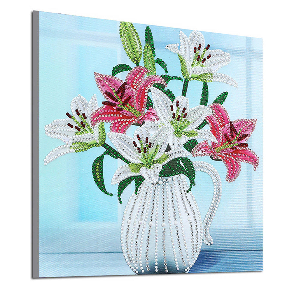 Flower - Special Shaped Drill Diamond Painting 30*30CM