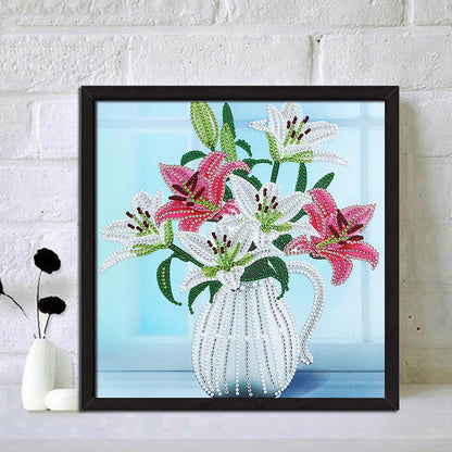 Flower - Special Shaped Drill Diamond Painting 30*30CM