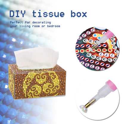 Diamond Painting Tissue Box Handmade Kit Art DIY Mosaic Rhinestone Crafts