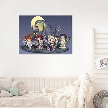 Doll Family - Full Round Drill Diamond Painting 30*50CM