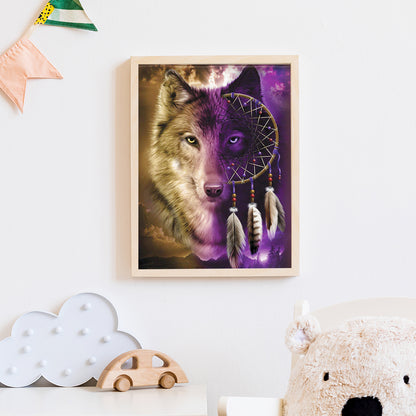 Wolf - 11CT Stamped Cross Stitch 36*46CM