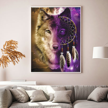 Wolf - 11CT Stamped Cross Stitch 36*46CM