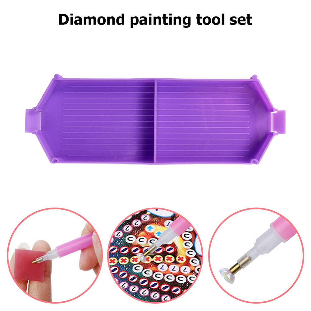 Diamond Painting Bead Sorting Trays Stackable PP Plastic Rhinestone Plate