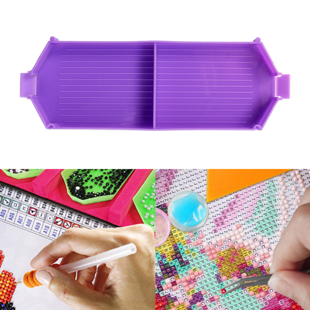 Diamond Painting Bead Sorting Trays Stackable PP Plastic Rhinestone Plate