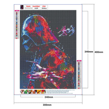 Alien - Full Round Drill Diamond Painting 30*40CM