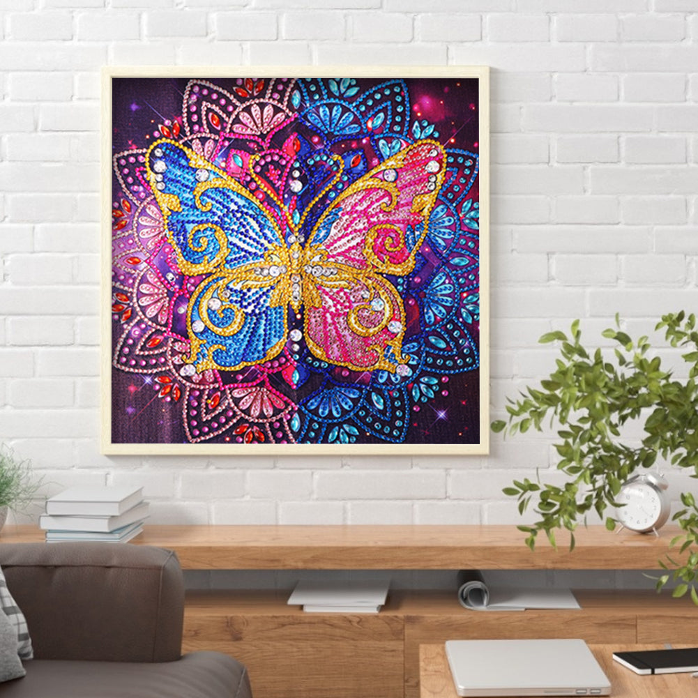 Butterfly - Special Shaped Drill Diamond Painting 30*30CM