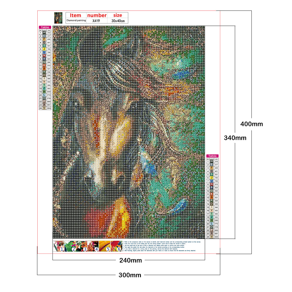 Animals - Full Round Drill Diamond Painting 30*40CM