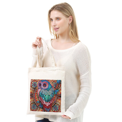 DIY Plant Animal Diamond Painting Shopping Tote Bags Mosaic Kit Art Drawing