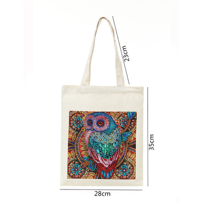 DIY Plant Animal Diamond Painting Shopping Tote Bags Mosaic Kit Art Drawing