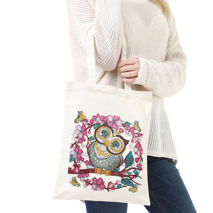 DIY Plant Animal Diamond Painting Shopping Tote Bags Mosaic Kit Art Drawing