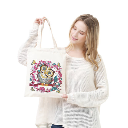 DIY Plant Animal Diamond Painting Shopping Tote Bags Mosaic Kit Art Drawing