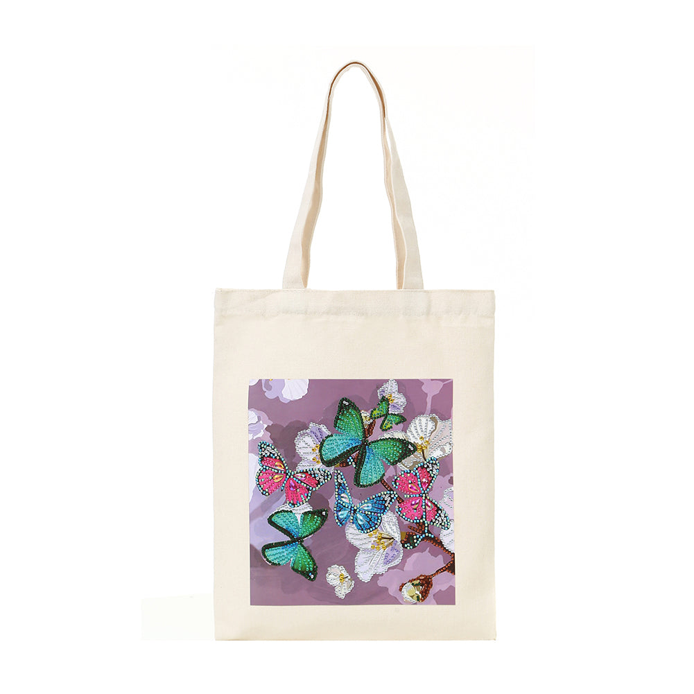 DIY Plant Animal Diamond Painting Shopping Tote Bags Mosaic Kit Art Drawing