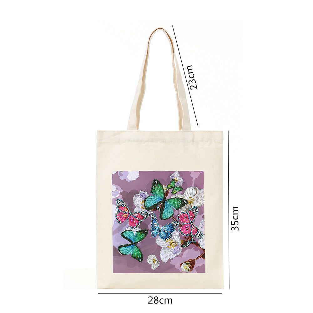 DIY Plant Animal Diamond Painting Shopping Tote Bags Mosaic Kit Art Drawing