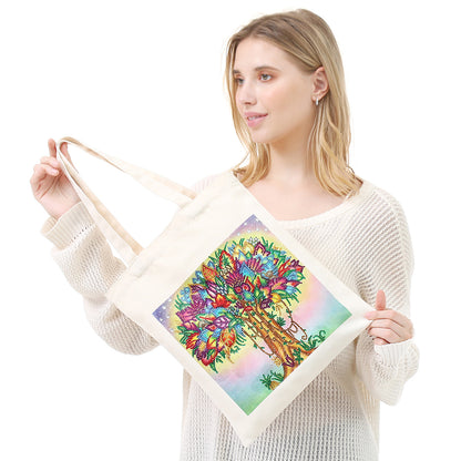 DIY Plant Animal Diamond Painting Shopping Tote Bags Mosaic Kit Art Drawing