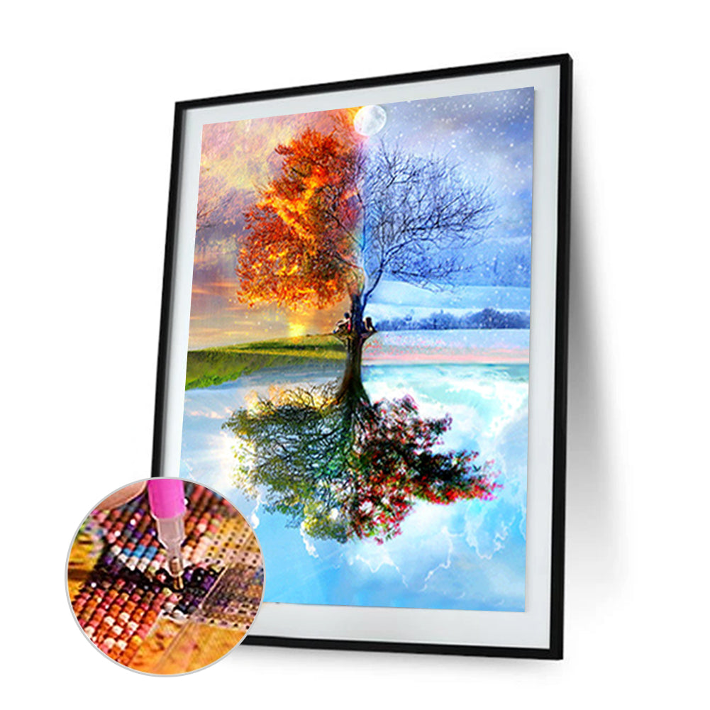 Seasons Tree - Full Square Drill Diamond Painting 35*45CM