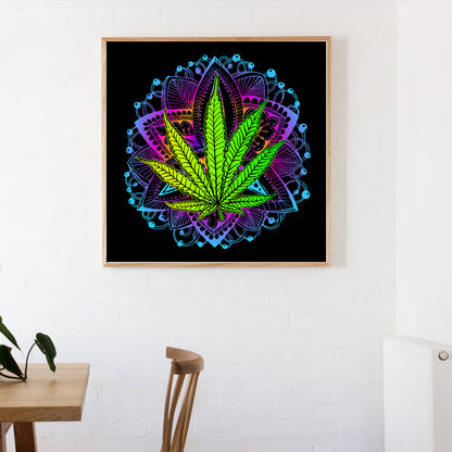 Leaves - Full Round Drill Diamond Painting 30*30CM