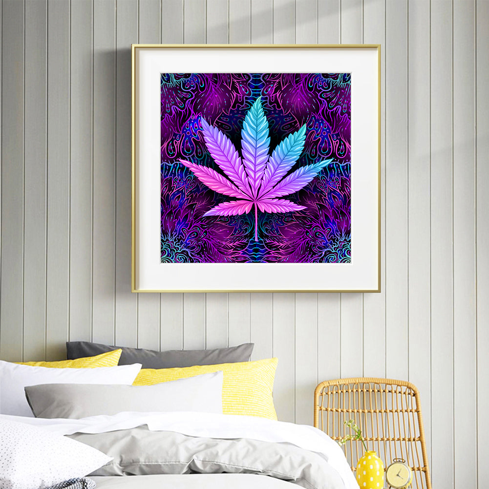 Leaves - Full Round Drill Diamond Painting 30*30CM